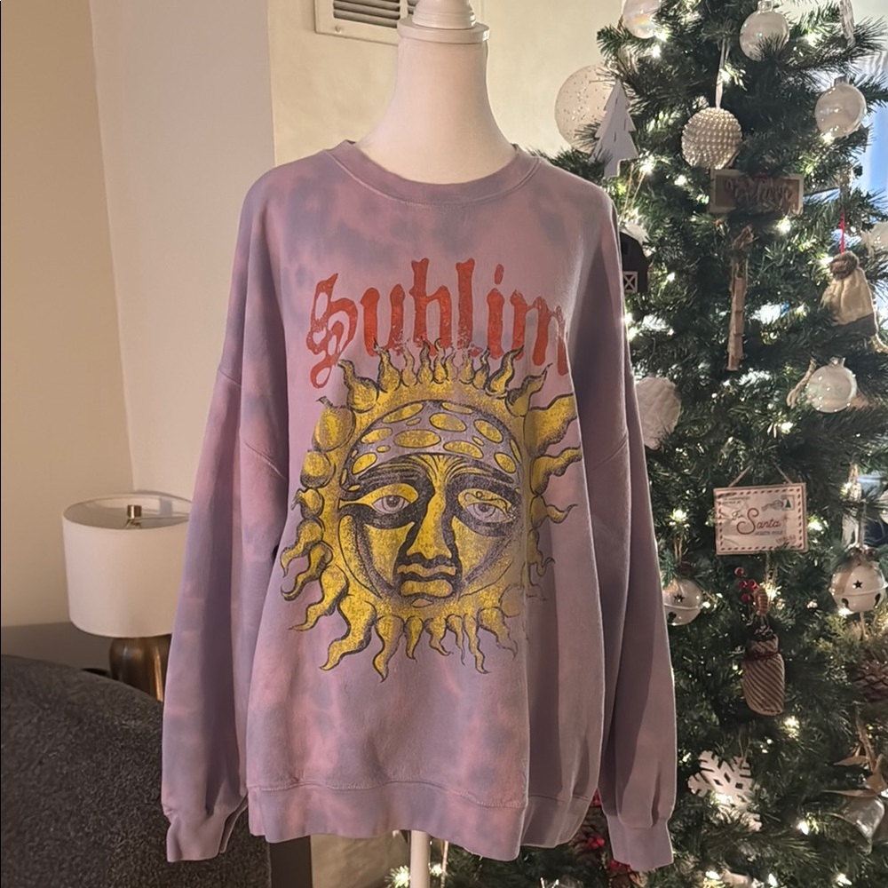 Sublime Purple Tie-Dye Sweatshirt